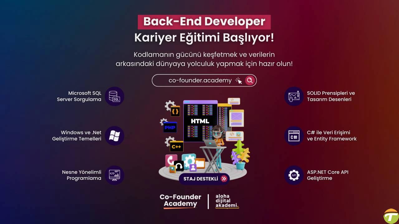 yeni baslayanlar icin back end developer egitimi basliyor 0 DidOpk6S