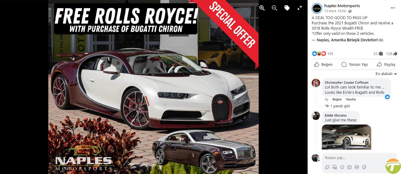 124 milyon tlye bugatti chiron alan bir bireye rolls royce ikram edilecek 0 IkrJliSN