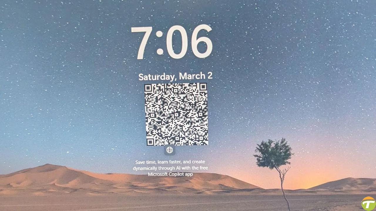 microsoft windows 11 kilit ekranina kabak gibi qr kodlari yerlestirdi egitim icinmis 0 TMOA35jh