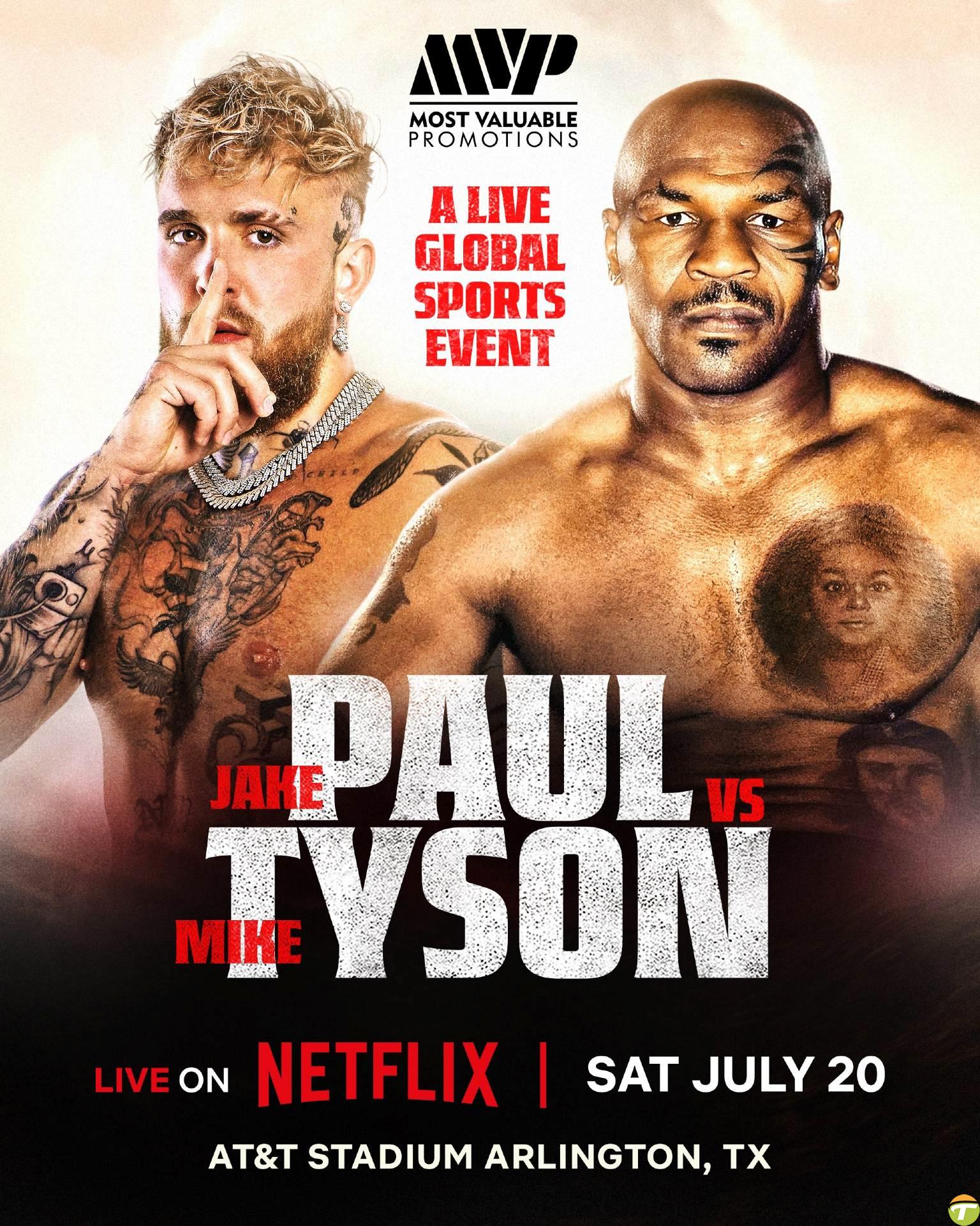 netflix son yillarin en buyuk boks macini canli yayimlayacak jake paul ve mike tyson QdGsqCDX