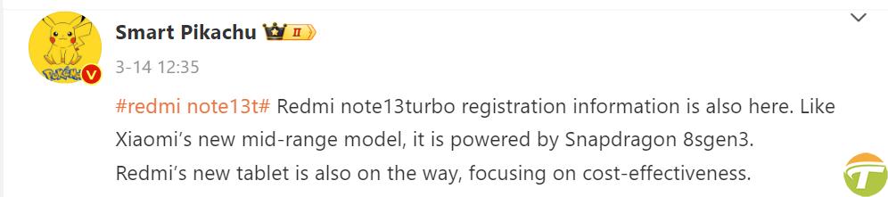 redmi note 13 turbo kuresel yolunda ozellikleri ve tanitim tarihi ortaya cikti 0 XK5LdBO7