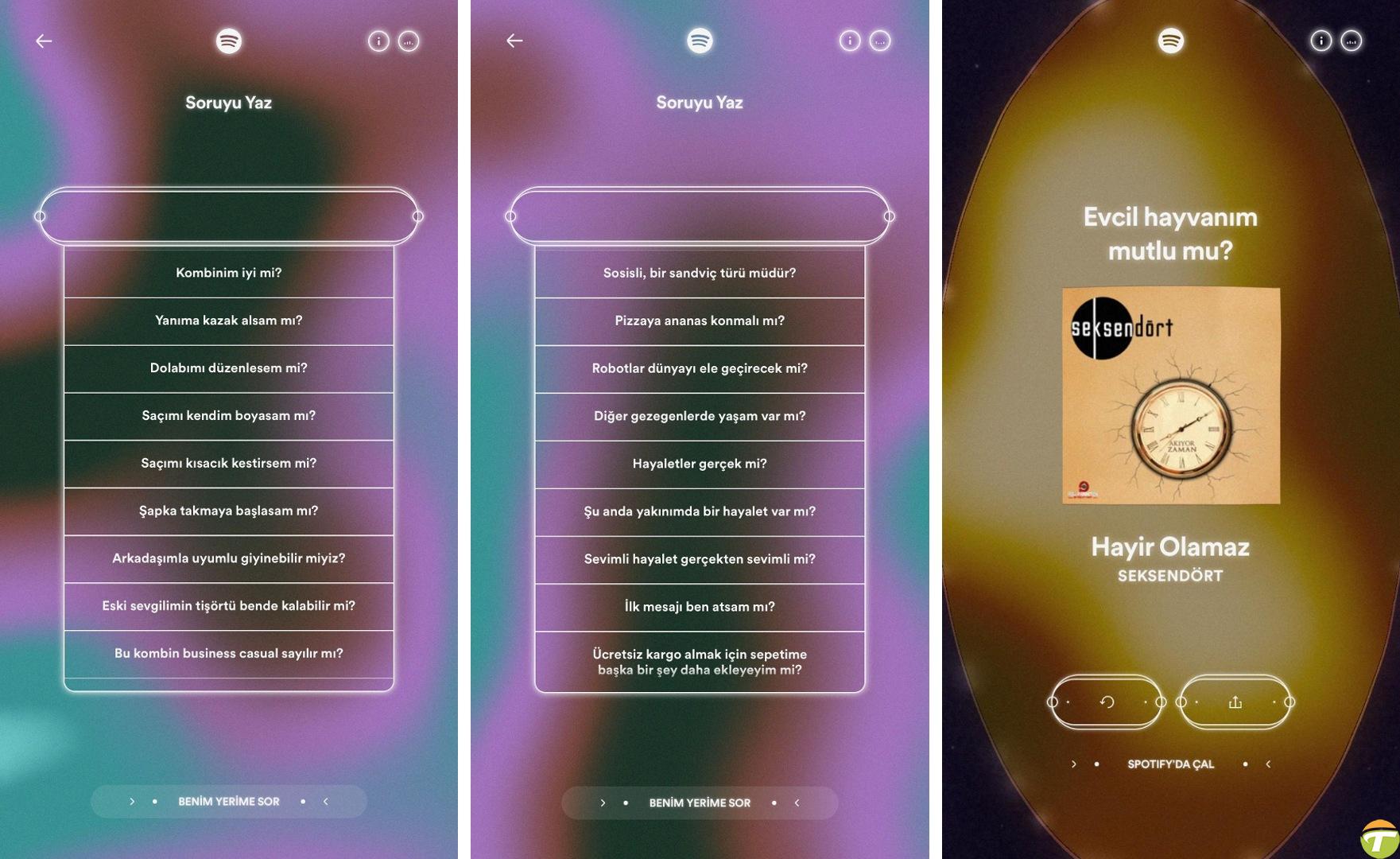 spotifydan basiniza takilan sorulara muzikle karsilik veren tuhaf ozellik sarki fali nasil kullanildigini anlattik HzEtbipm