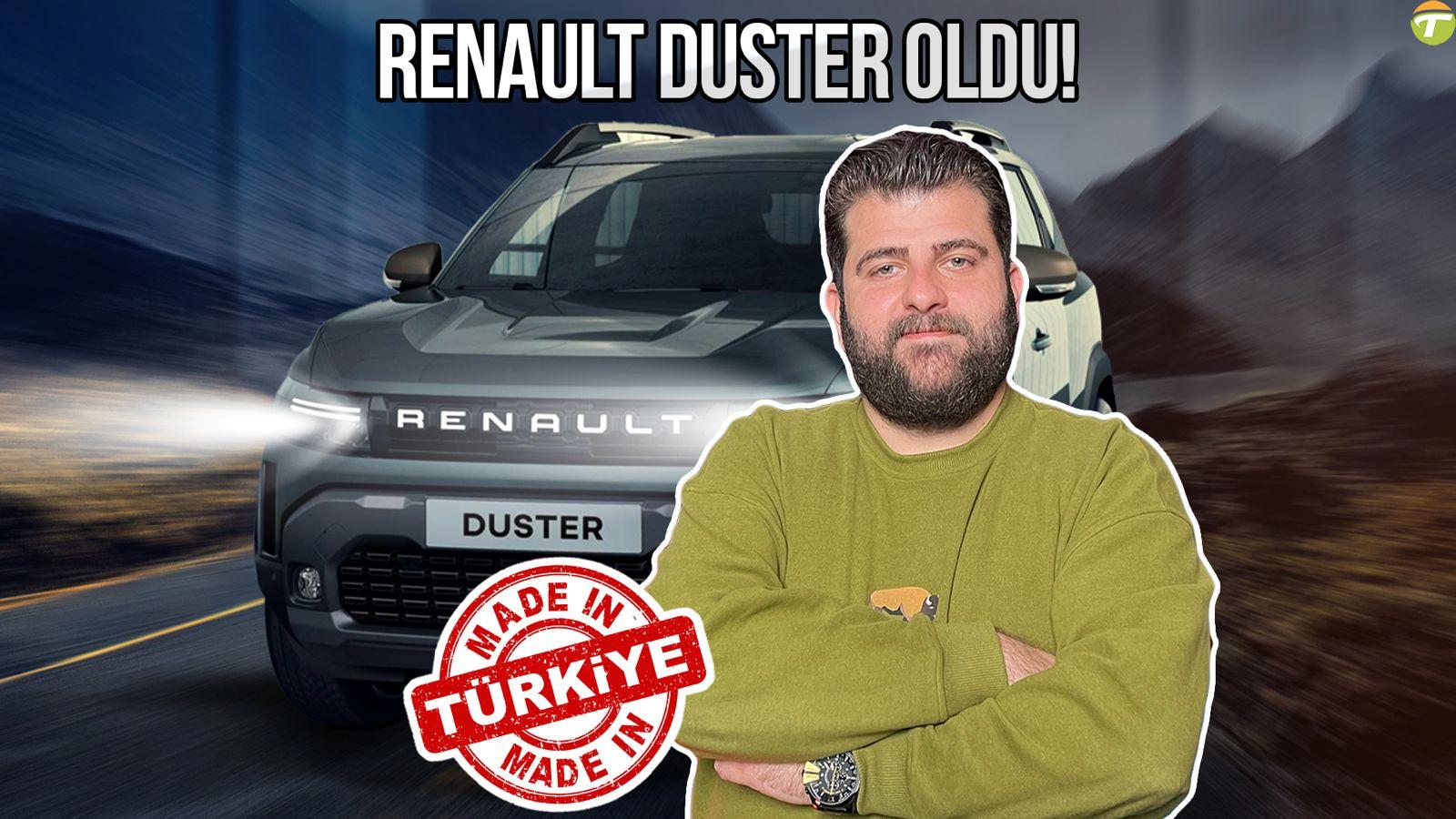 turkiyede uretilecek yeni renault duster nasil gorunuyor