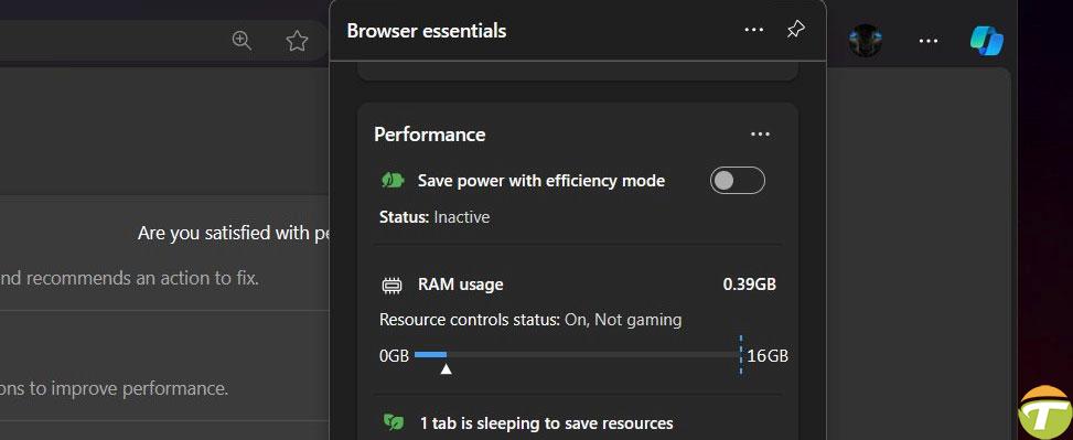 hem oyuncular hem de calisanlar icin microsoft edge ram kullanimi sinirlama ozelligine kavusuyor 1