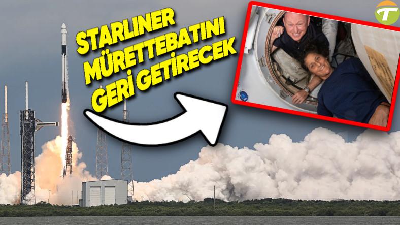 aylardir uzay istasyonunda mahsur kalan starliner murettebatini dunyaya geri getirecek crew 9 misyonu muvaffakiyetle firlatildi A3EzKc4v