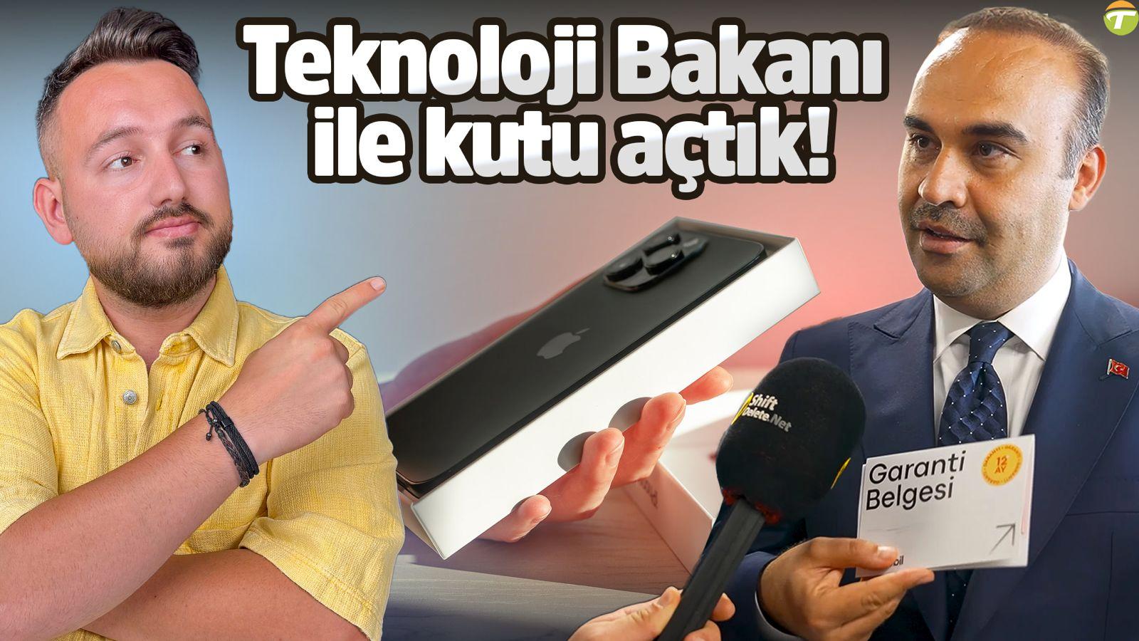 teknoloji bakani ile iphone kutu acilimi AyRyhvDO