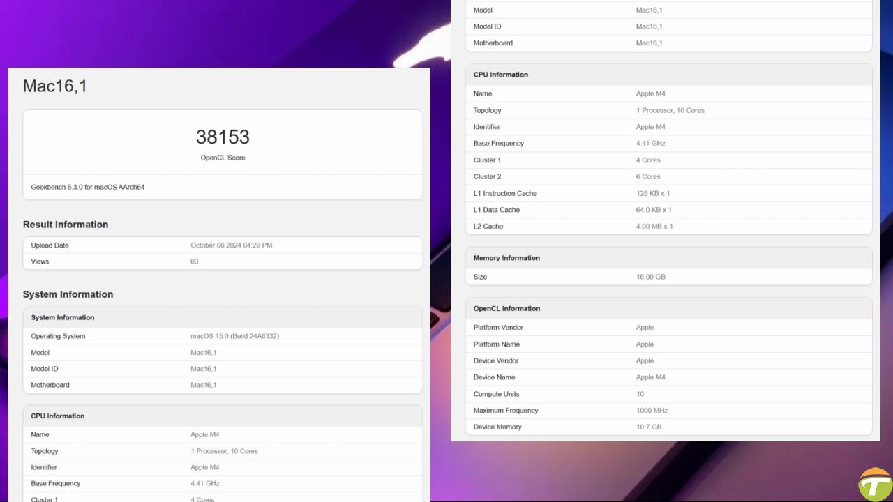 m4 macbook pronun geekbench testi birinci kere ortaya cikti 1 drfnKd9L