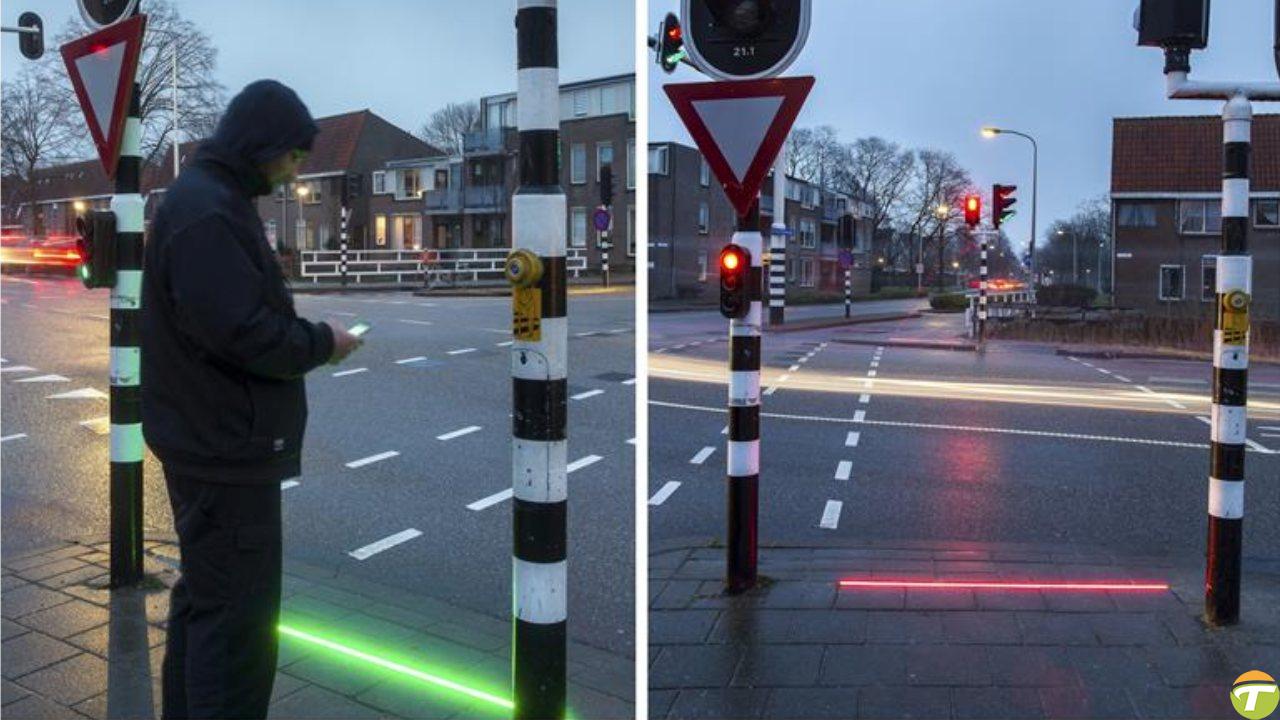 trafik isiklari guney korenin kimi kentlerinde yollarin yani sira neden ayaginizi bastiginiz yerlerde de kCBXruuQ